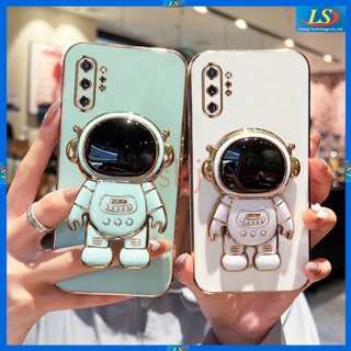 เคส Samsung Note 10 Plus เคส Note 20 Ultra Note 9 Note 8 S20 Ultra เคสโทรศัพท์มือถือ ลายนักบินอวกาศ Nasa พร้อมขาตั้ง สําหรับ YHYC