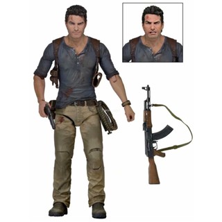 Neca โมเดลฟิกเกอร์ Uncharted 4 A Thiefs End NATHAN DRAKE ของเล่นสําหรับเด็ก