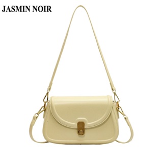 Jasmin NOIR กระเป๋าสะพายไหล่ กระเป๋าถือ หนัง PU ขนาดเล็ก สําหรับสตรี