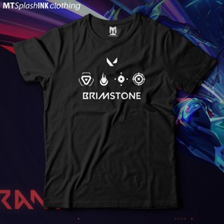 Unisex Brimstone Skills Set Valorant Gaming Shirt - MT Splash Ink - VA_01