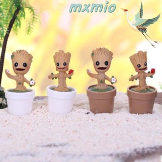 Mxmio โมเดลฟิกเกอร์รูปต้นไม้ต้นไม้ Man Groot Diy สําหรับตกแต่งบ้าน