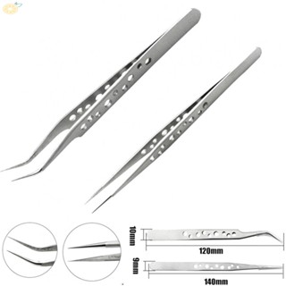 【VARSTR】Tweezers 124-140mm 1pcs Anti-magnetic For Parts High Precision Precision