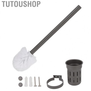 Tutoushop Toilet Bowl Brush Toilet Brush Aluminium Alloy Rust Proof for Home