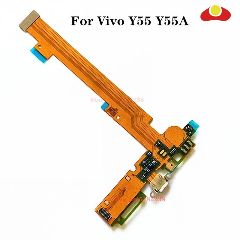 พอร์ตชาร์จ USB Dock Flex Cable สําหรับ Vivo Y55 Y55A ปลั๊กชาร์จบอร์ดเมนบอร์ดข้อมูล transfer Line Cab