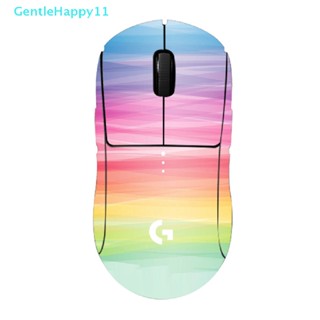 Gentlehappy เทปสติกเกอร์ กันลื่น ดูดซับเหงื่อ แฮนด์เมด สําหรับตกแต่งสเก็ตบอร์ด Logitech G PRO X SUPERLIGHT