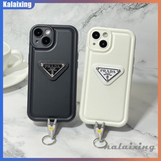 PRADA เคสโทรศัพท์มือถือ แบบนิ่ม ลายแพรด้า 3D สําหรับ iPhone 14 Pro Max 13 12 11 ProMax Xs Max Xr X Xs