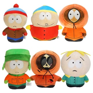  6pcs 18cm American band South Park plush toy doll with a soft, delicate and comfortable feel