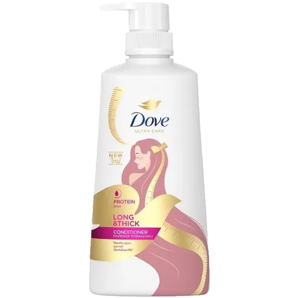 LeeMart ครีมนวดผม โดฟ Dove 380ML คอนดิชันเนอร์ โดร์ฟ นวด ผม โด๊ฟ สูตร สีชมพู ขนาด 380 มล.