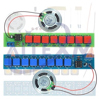 Ne555 ชุดโมดูลเปียโนไฟฟ้า DIY สําหรับเด็ก 1 ชุด