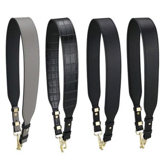 สายสะพายกระเป๋าหนังแท้ หนัง PU ปรับได้ ปรับระดับได้ Leather Shoulder Sling Strap Replacement