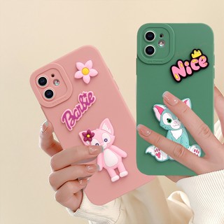 เคสซิลิโคนนิ่ม ลายการ์ตูนน่ารัก 3D สําหรับ iPhone 11 12 13 14 Pro MAX Plus Mini X XR XS MAX 6 S 7 8 Plus SE 2020 11Pro 12pro 13Pro