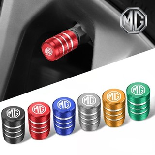 [ Mg ] ฝาครอบวาล์วยางล้อรถยนต์ อะลูมิเนียมอัลลอย อุปกรณ์เสริม สําหรับ MG ZS MG 5 MG 6 5 ชิ้น