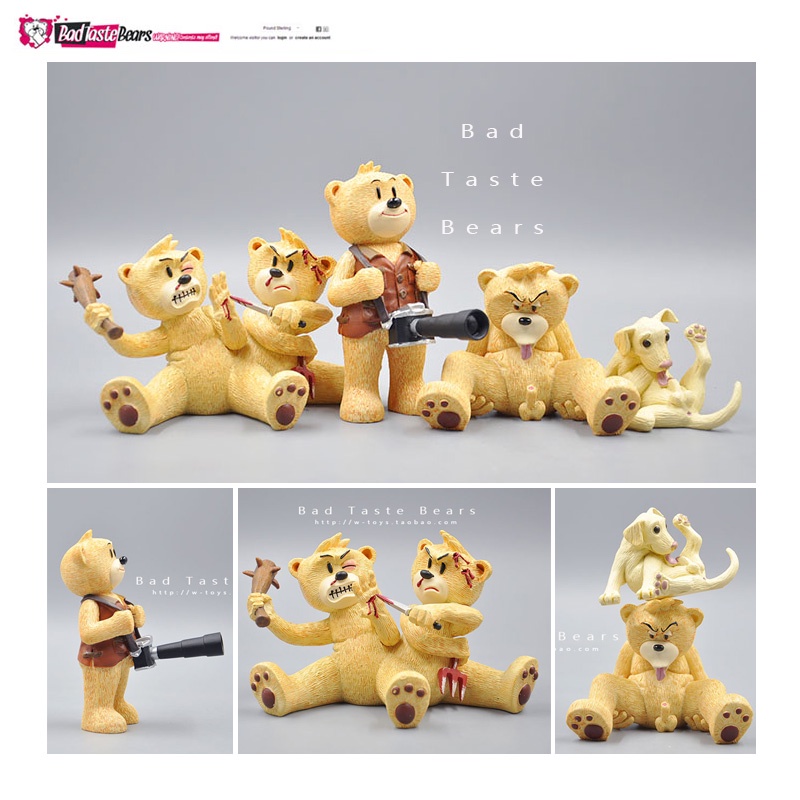 [ลดราคาทั้งร้าน] Bad Taste Bears รสหนัก British BT3 Bad Taste Bears Teddy Bears Rogue Bears 20cm โมเ