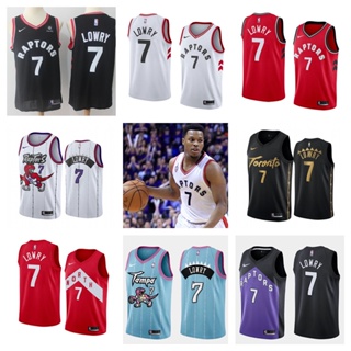 Toronto Raptors #7 Kyle Lowry เสื้อบาสเก็ตบอลชายสั้น -เสื้อยืดกีฬา