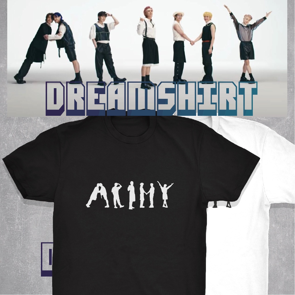 QGเสื้อยืดพิมพ์ลายแฟชั่น พร้อมส่ง BTS Butter Shirt Army Fan Edition BTS Meal T-shirt Korean Kpop Cot