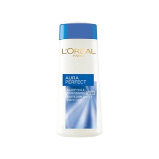 LOreal ลอรีอัล ปารีส ออร่า เพอร์เฟ็คท์ เคลริฟายอิ้ง แอนด์ มอยส์เจอร์ไรซิ่ง โทนเนอร์ 200 มล.