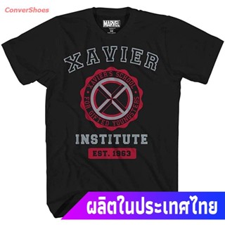 IKDเสื้อยืดลำลอง Marvel Avengers X-Men Professor Xavier Institute Logo Fantastic Tee Graphic T-Shirt For เสื้อยืดฤดูร้อน