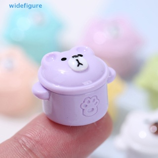 Widefigure โมเดลหม้อนมจําลอง ขนาดเล็ก สําหรับตกแต่งบ้านตุ๊กตา 2 ชิ้น