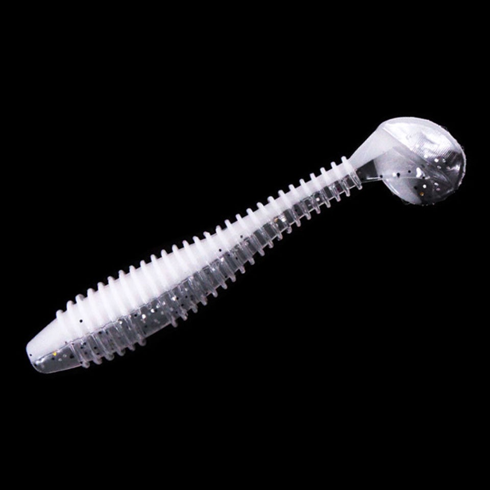 Walk FISH เหยื่อหนอนปลอม ซิลิโคนนิ่ม ขนาด 4.5 ซม. 5.5 ซม. 6.5 ซม. สําหรับตกปลา 10 ชิ้น — صورة 8