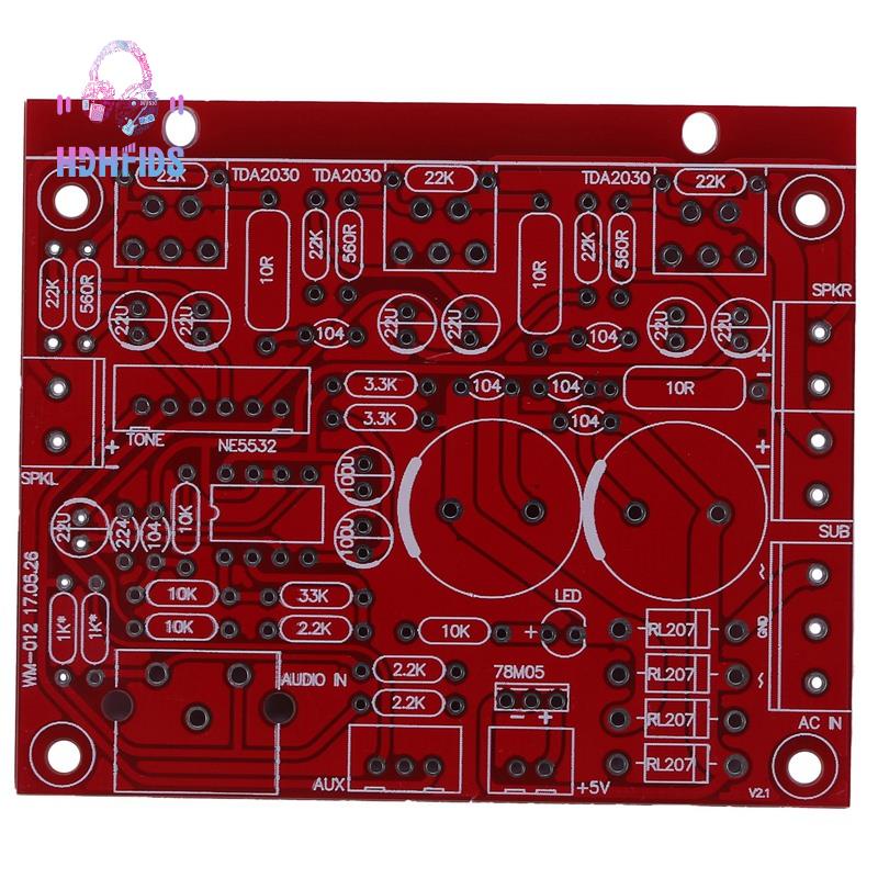 Tda2030a 2.1 Super Bass 2.1 บอร์ดขยายเสียงซับวูฟเฟอร์ ลําโพงสามช่อง