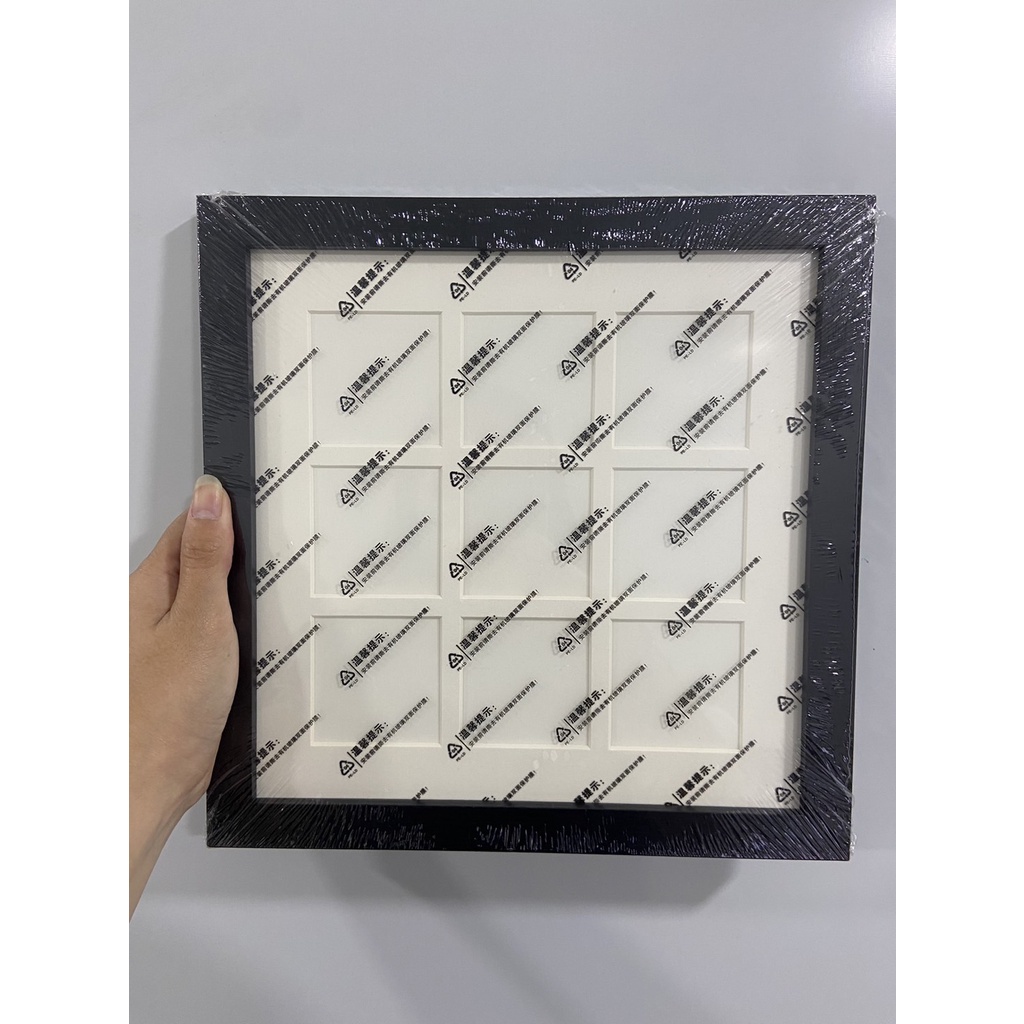 กรอบรูป 9ช่อง กรอบรูปช่องเดียว กรอบรูปMDF มี2สี ขาว ดำ ไซส์ 8 10 12 15นิ้ว - รูปที่ 4