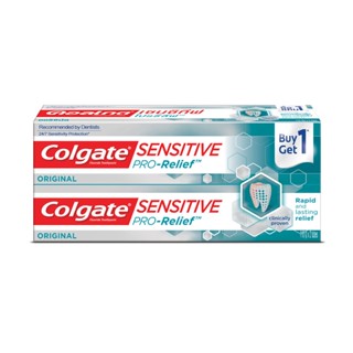 Colgate คอลเกต ยาสีฟัน เซนซิทีฟ โปรรีลีฟ ออริจินัล(ครีม) 110 กรัม แพ็คคู่