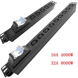 ซ็อกเก็ตปลั๊กไฟไร้สาย 2 -20 ทาง PDU C13 16A 32A 4000W 8000W