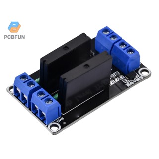 Pcbfun โมดูลรีเลย์โซลิดสเตท ระดับต่ํา Dc5v 1 2 4 6 8 Channel Ssr