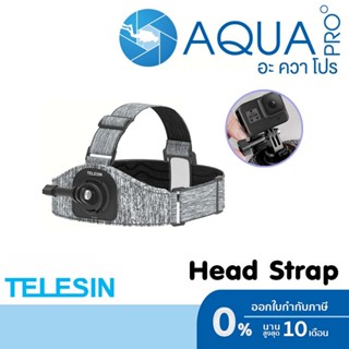 Telesin Telesin Head Strap Front and Rear Mount สายรัดหัว แบบใหม่ for GoPro / DJI / Insta360 / SJCAM / Xiaomi l Actio...