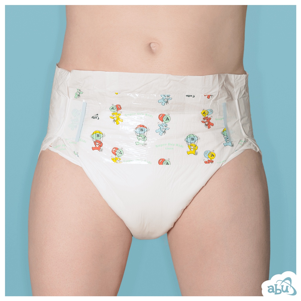 ABDL (ส่งจากประเทศไทย) ผ้าอ้อมผู้ใหญ่ Adult Diaper แบรนด์ ABU Superdry Kids 1 ตัว