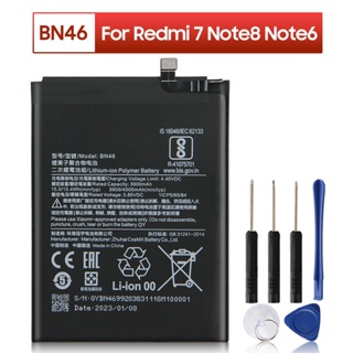 เปลี่ยนแบตเตอรี่โทรศัพท์ใหม่ BN46สำหรับ Xiaomi redmi 7 Redmi7 redmi Note 6 Note6 redmi Note 8 redmi Note 8T 4000mAh