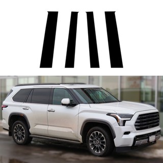 【สินค้ายอดนิยม】มาใหม่ สติกเกอร์ติดเสาประตูหน้าต่างรถยนต์ สําหรับ Toyota Sequoia XK80 2023