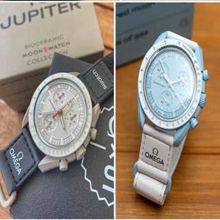 สายนาฬิกาข้อมือ Velcro Omega Swatch Omega Swatch ของแท้ แบบเปลี่ยน