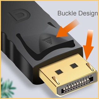 อะแดปเตอร์สายเคเบิ้ล DP เป็น HDMI 4K ความละเอียดสูง สําหรับคอมพิวเตอร์ตั้งโต๊ะ kiath