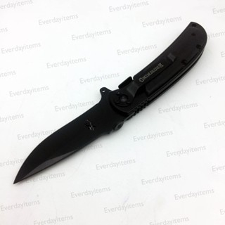 มีด Everdayitems 0180301624 มีดพับ มีดพก BROWNING FOLDING KNIFE ด้ามไม้ เหล็กใบมีดสแตนเลส