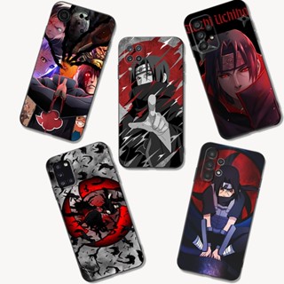 เคสโทรศัพท์ซิลิโคน tpu แบบนิ่ม ลายอนิเมะ Uchiha Itachi สีดํา สําหรับ Samsung Galaxy A22 4G 5G A22S A42 5G A12 A10