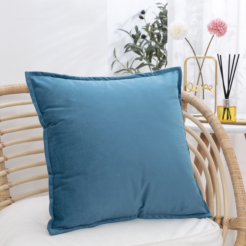 ปลอกหมอนในครัวเรือนกํามะหยี่ดัตช์/ปลอกหมอนสไตล์เรียบง่าย/ปลอกหมอนสี่เหลี่ยม/30 x 50 40 x 40 45 x 45 