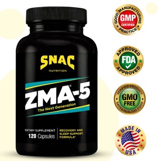 SNAC ZMA-5 Recovery and Sleep Supplement with 5-HTP เพื่อสนับสนุนระบบภูมิคุ้มกันที่แข็งแรง