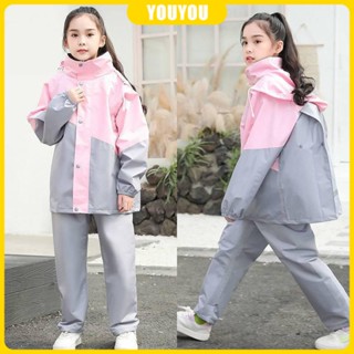เสื้อกันฝน กันน้ํา สําหรับเด็กผู้ชาย และเด็กผู้หญิง