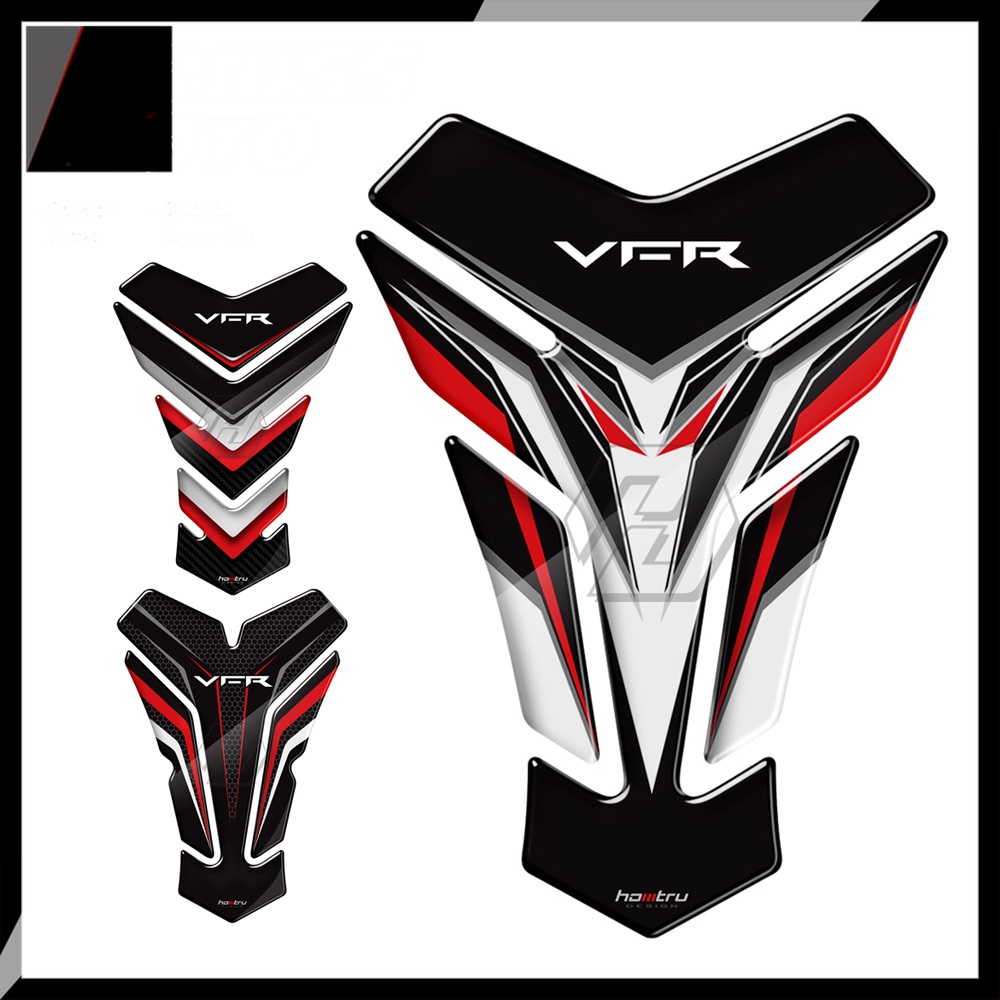 สติกเกอร์เรซิ่น 3D สําหรับติดตกแต่งถังน้ํามันรถจักรยานยนต์ Honda VFR VFR400 VFR800 X/F VFR1200F