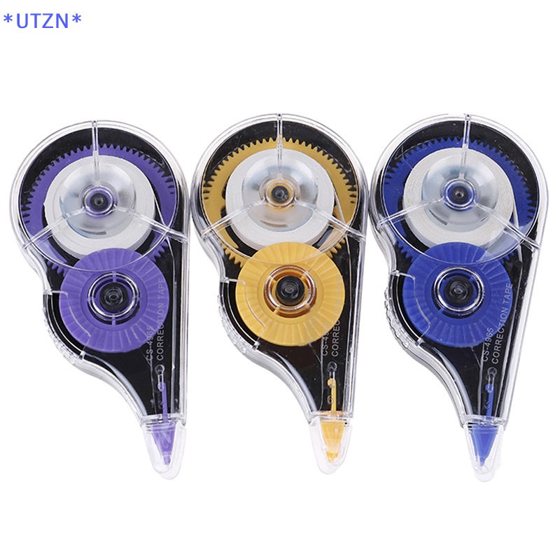 Utzn> ใหม่ เทปลบคําผิด 8 เมตร สําหรับสํานักงาน โรงเรียน 1 ชิ้น
