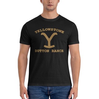 เสื้อยืด พิมพ์ลาย Yellowstone Dutton Ranch 11 Diy แฟชั่นสําหรับผู้ชาย