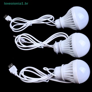 Loveoionia1 หลอดไฟ USB 5W 7W แบบพกพา สําหรับตั้งแคมป์กลางแจ้ง