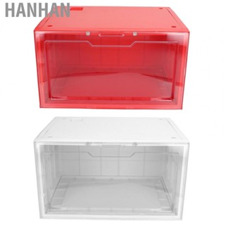 Hanhan Shoe Display Case Dustproof Plastic Shoe Box for Sneakers