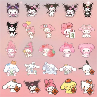 Sanrio melody kuromi Cinnamoroll pom pom purin pochacco น่ารัก เข็มกลัดจี้ อุปกรณ์ตกแต่ง (0.95)