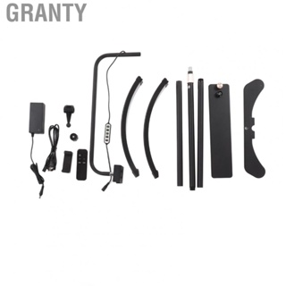 Granty Half Moon Light  5 Gear Color Changing Aluminum Lash Floor Light with  Control for Reading