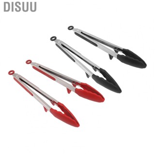 Disuu Kitchen Tongs  Kitchen  Tongs Set 12 Inch Heat Resistant Prevent Slipping Stainless Steel  for Buffet