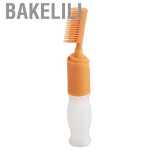 Bakelili 110ml Root Comb Applicator Bottle  Bottle With Comb and Graduated Scale for Home Barber Shop Scalp