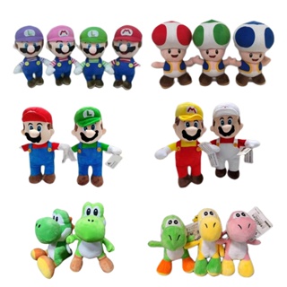 ตุ๊กตาฟิกเกอร์ Super Mario Bros Captain Toad Banktoad Mailtoad Luigi ของเล่นสําหรับเด็ก