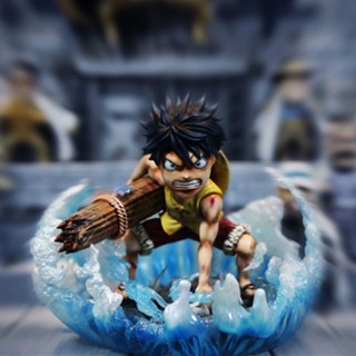 โมเดลฟิกเกอร์ One Piece G5 Top War Luffy ขนาดเล็ก แบบเรืองแสง สําหรับตกแต่ง